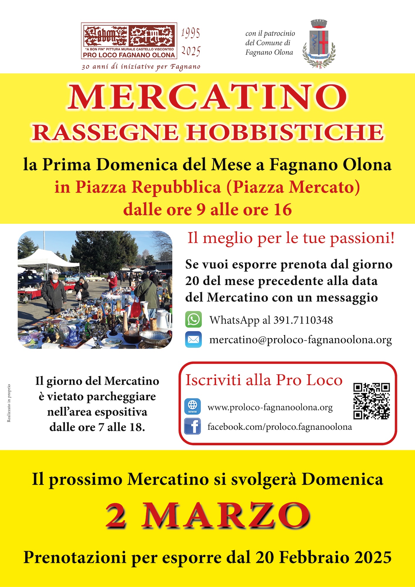 Mercatino di Hobbismo e Antiquariato - 2 marzo 2025